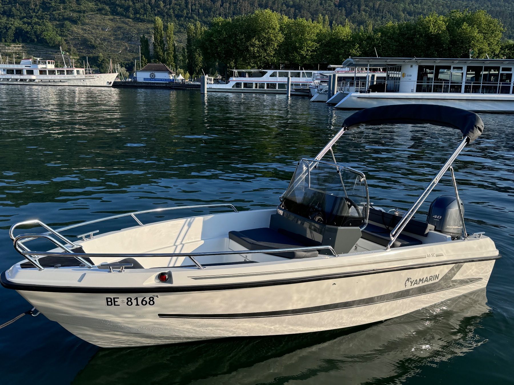 Yamarin Barche: Yamarin 46SC mit Bootsplatz – Usato da Biel/Bienne venduto da BootszentrumBiel