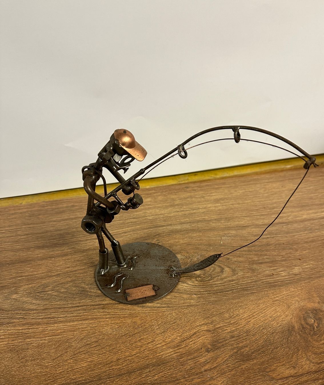 Alle Dekorationen: Metallfigur Angler "Line & Kunst" Deko Vintage – Gebraucht aus Nussbaumen AG von olitech5415