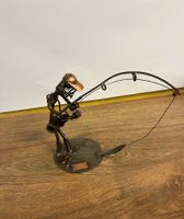 Metallfigur Angler "Line & Kunst" Deko Vintage