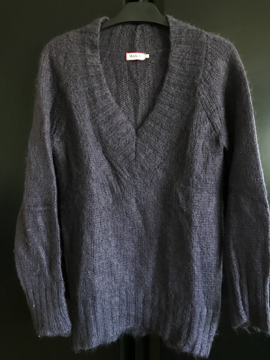 Max Mara Maglioni & Felpe: Pull Max&Co. mohair et polyamide, Taille S, violet – Usato da Morges venduto da sandy069 1