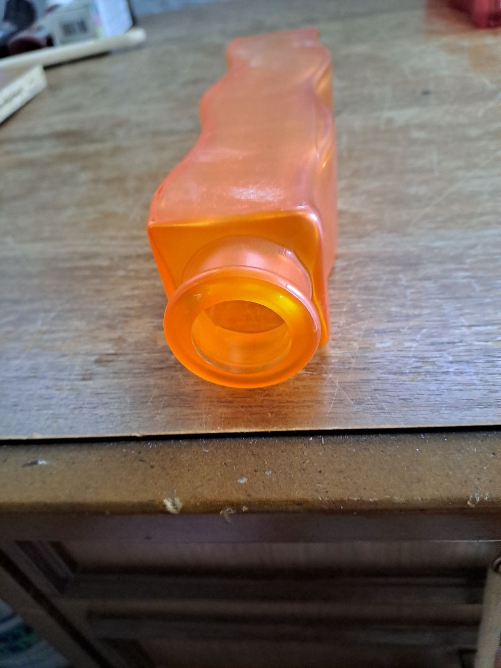 Verres: Glasvase Orange Wellendesign – D'occasion à Zürich par Schoebi19 2