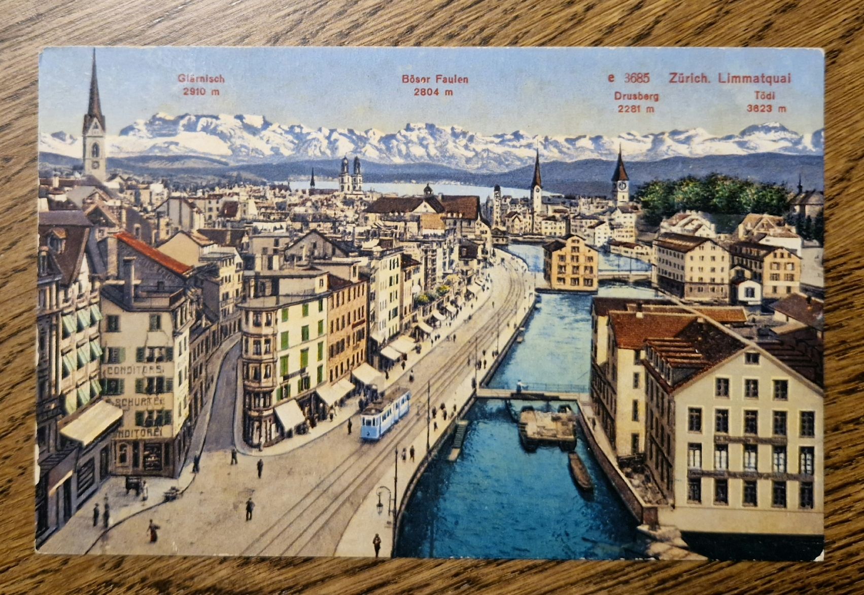 Ansichtskarten: Zürich, Tram – Gebraucht aus Ebikon von Donar50
