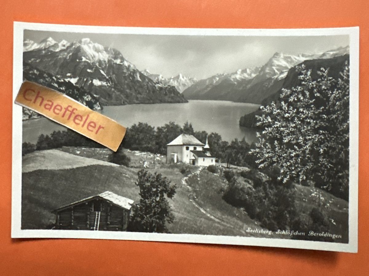 Cartoline postali: Seelisberg, Schlösschen Beroldingen – Usato da Zürich venduto da Chaeffeler