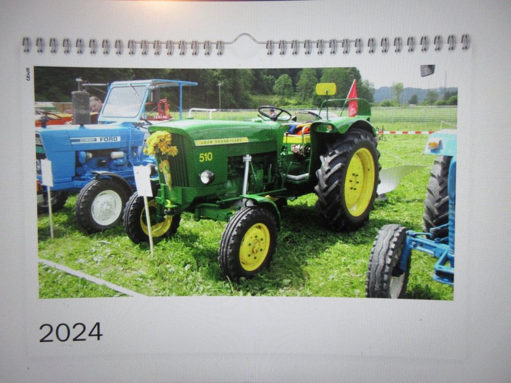 John Deere Kalender A 3 2024 Kaufen auf Ricardo