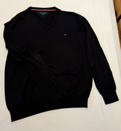 Tommy Hilfiger Pullover, Schwarz, Gr. L