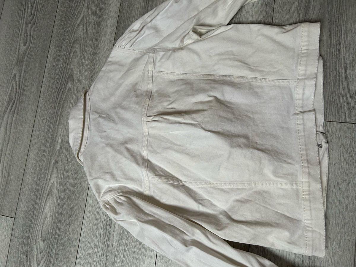 Avant Premiere Giacche: Veste en jean blanche – Usato da Genève venduto da and_k79x 5