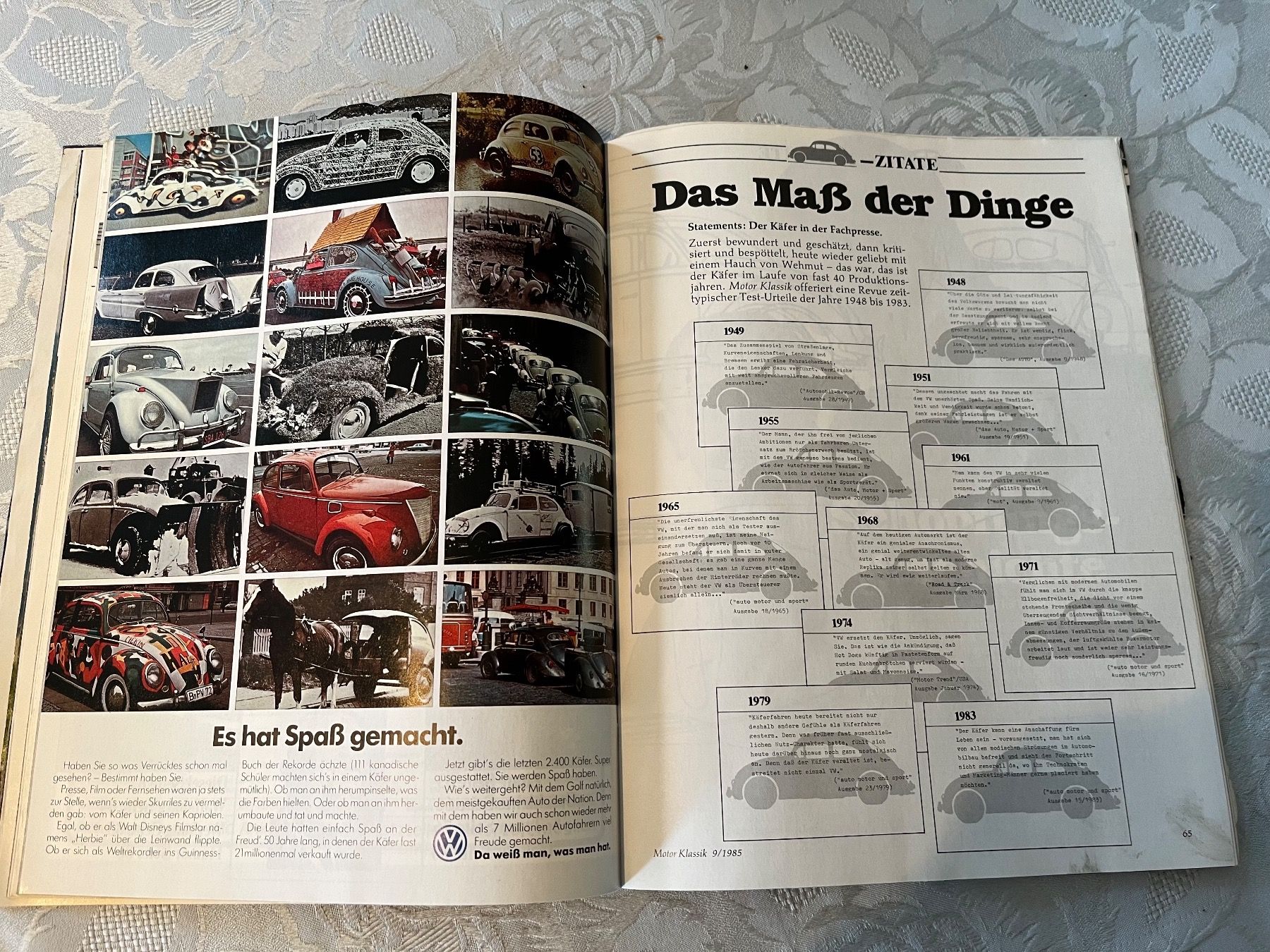 Riviste & Magazine: Zeitschrift Motor Klassik - September 1985 – Usato da Frenkendorf venduto da Fionchen 2