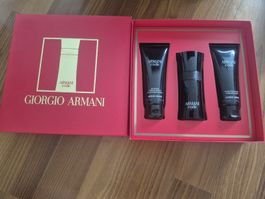 Giorgio Armani Code, Duschgel, After Shave Balm, Eau de Toi.