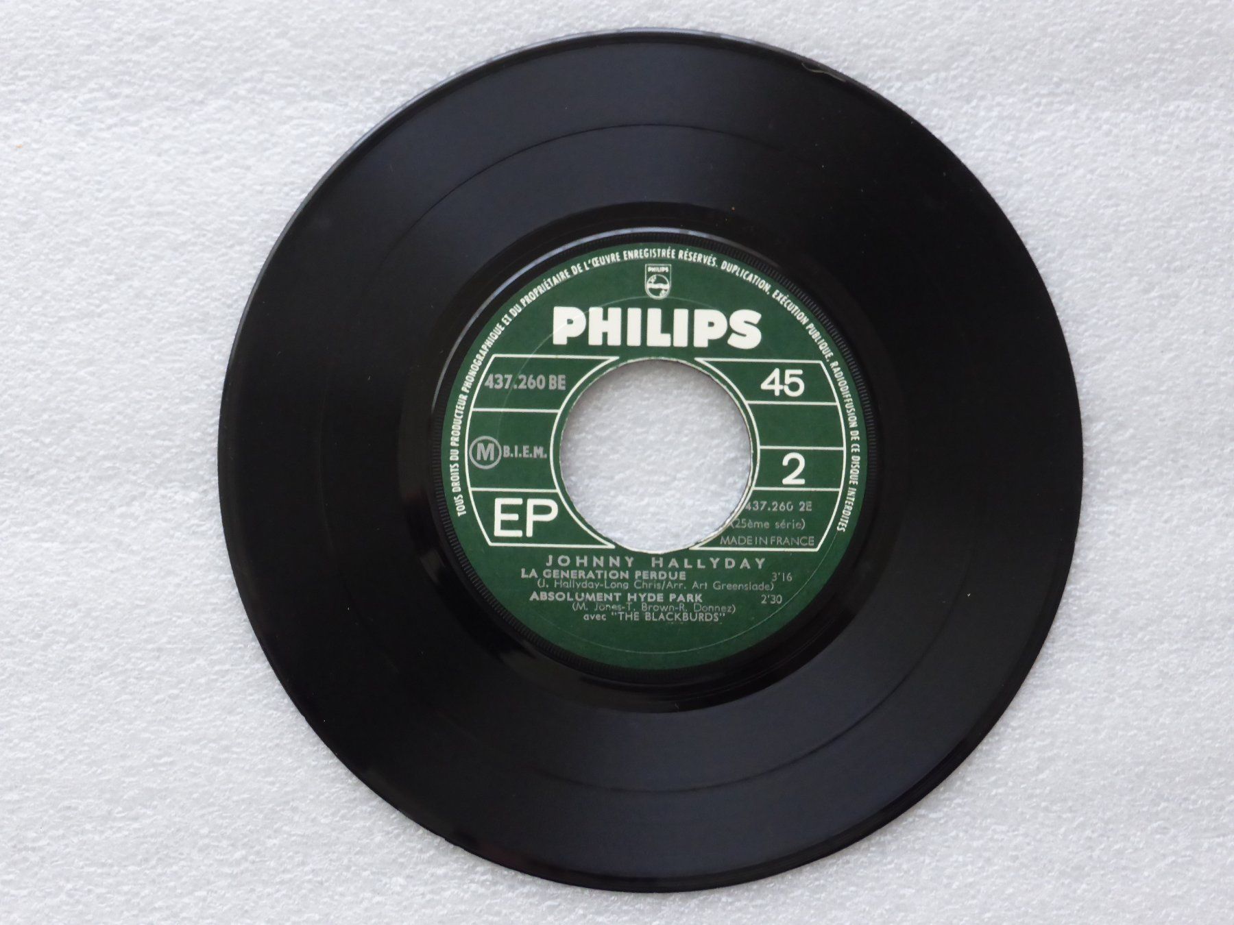 Dischi in vinile: Vinyl Single   EP  JOHNNY HALLYDAY – Usato da Küssnacht am Rigi venduto da Mondkinder 2