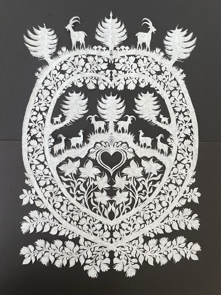 Grafica & Litografie: Scherenschnitt von Anita Buri – Nuovo (secondo la descrizione) da Konolfingen venduto da Bern-75 9