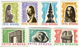 Briefmarken "Skulpturen". Rumänien