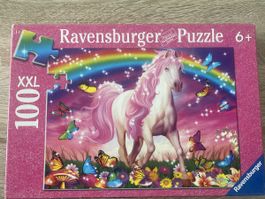 Puzzle Ravensburger 100 XXL cheval et arc-en-ciel 6+