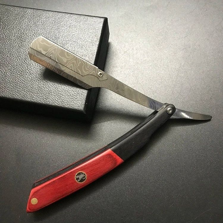 Rasiermesser Klappmesser mit Holzgriff Edelstahl Rasur | Kaufen auf Ricardo