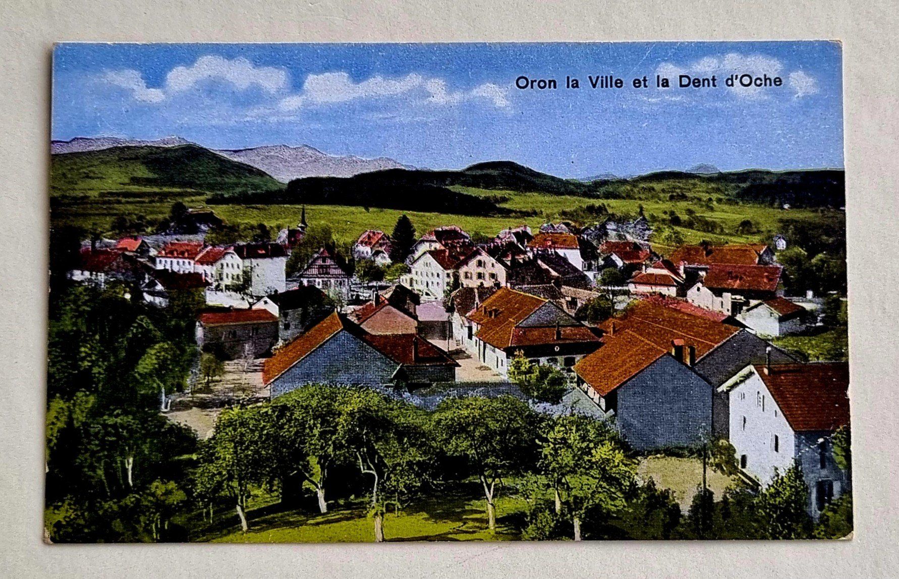 Ansichtskarten: Oron la Ville - 1925 – Gebraucht aus Rothrist von RROENK