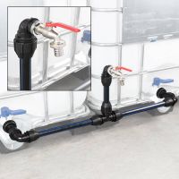 Regenwasser 1000l Tank IBC Verbindungsset Schwanenhals