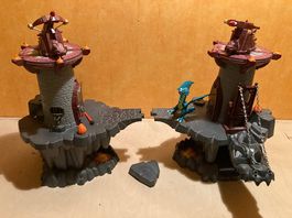 Lot de 2 tours de dragon Playmobil N° 4836 vintage