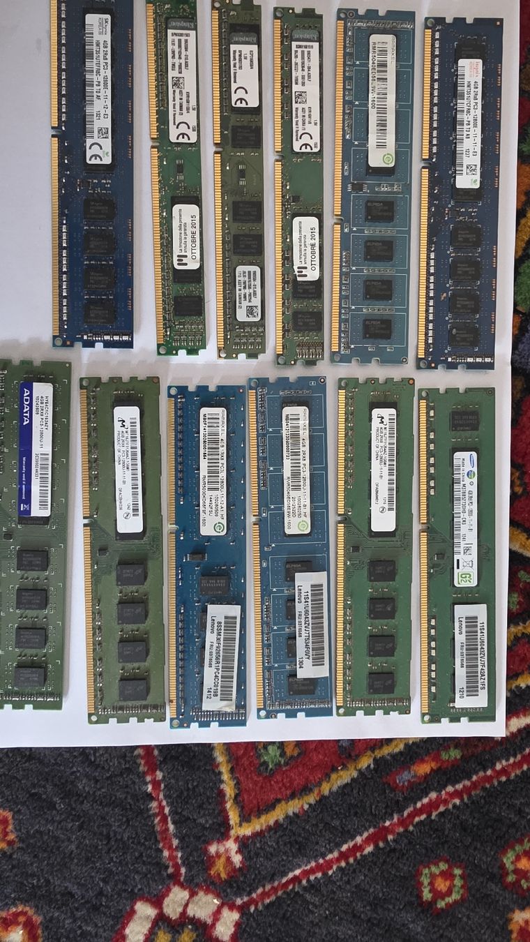 Memory / RAM: 12x 4GB DDR3 ram bundle – Gebraucht aus Lugano von DanyalCH