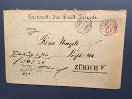 Alter Nachnahmebrief mit 60B gelaufen am 14.9.1897