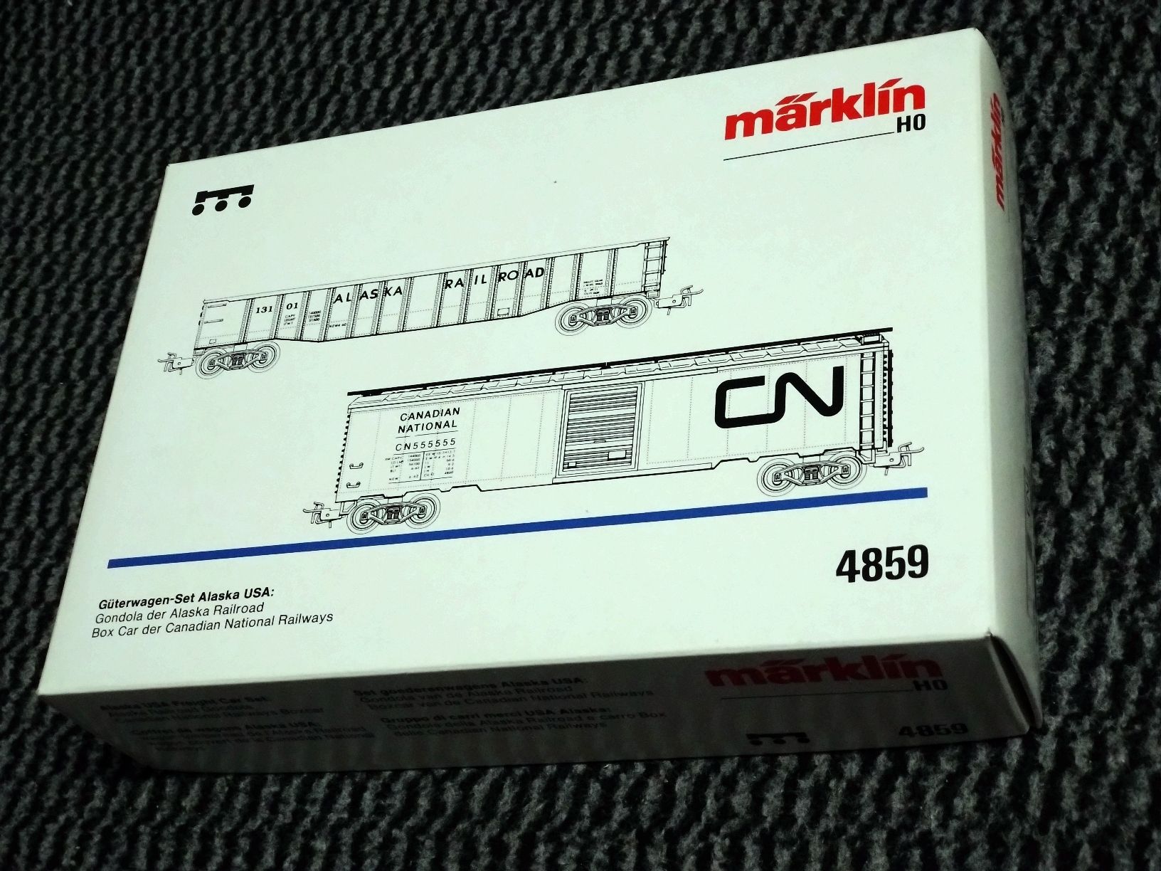 Märklin Modellini di ferrovie: Märklin 4859 Güterwagen-Set "Alaska USA" – Nuovo (secondo la descrizione) da Winterthur venduto da fab_gh27