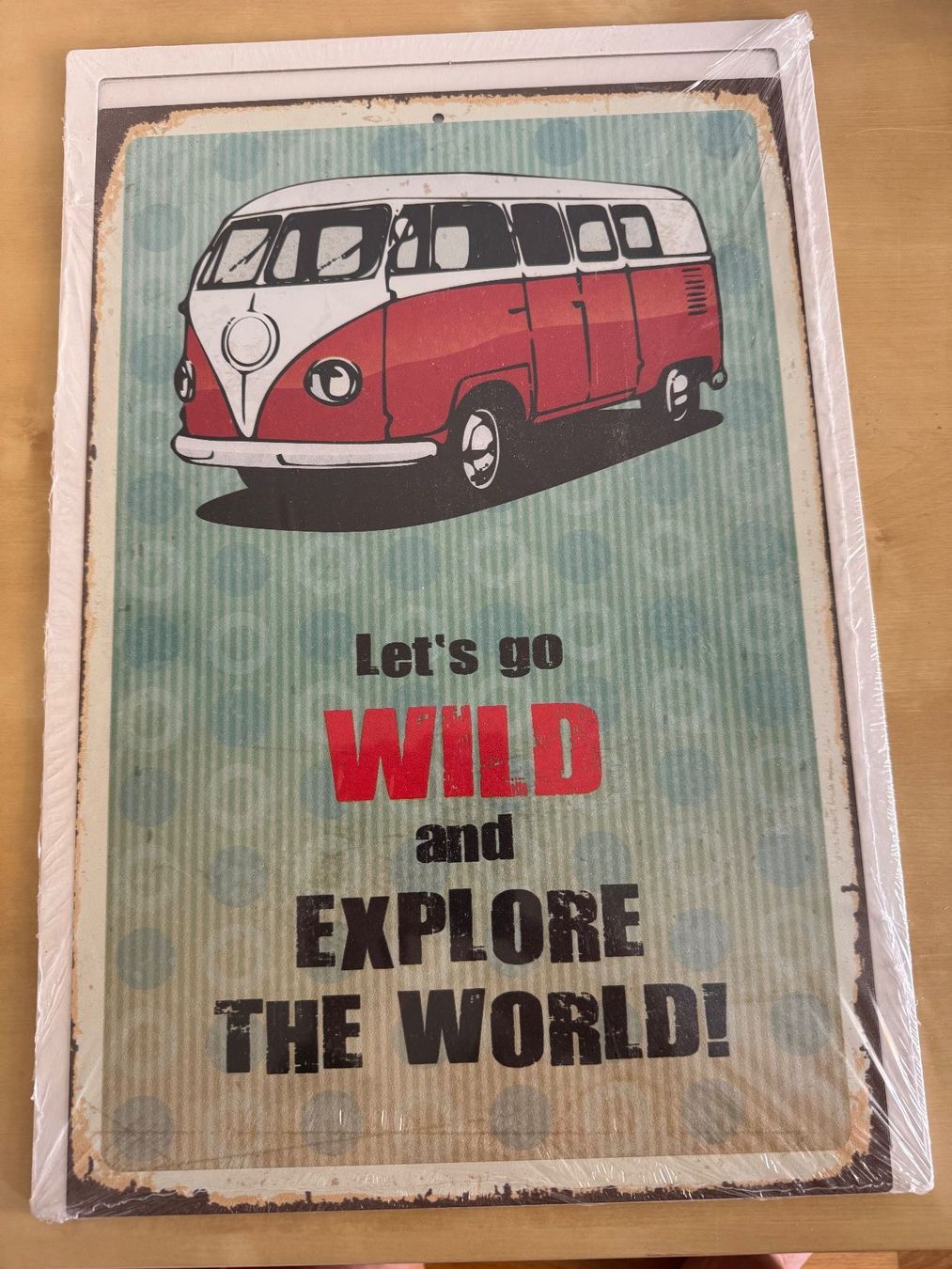 Volkswagen Schilder: Blech-Schild VW-Bus – Neu und originalverpackt aus Luzern von Ankerli
