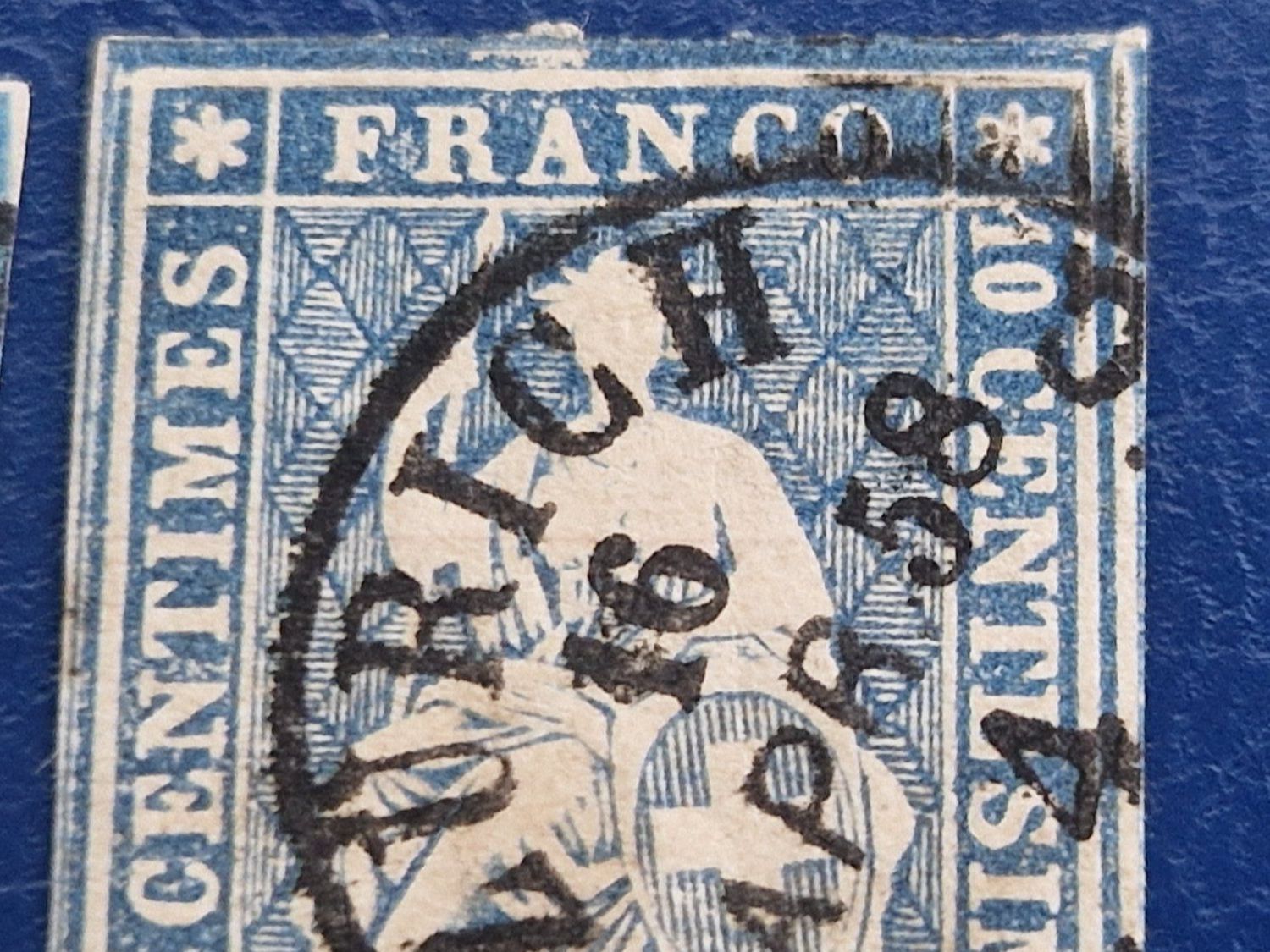 Alle Briefmarken: Strubel 23C, 2 St., ab 1.- – Gebraucht aus Burgdorf von Glossy01 3