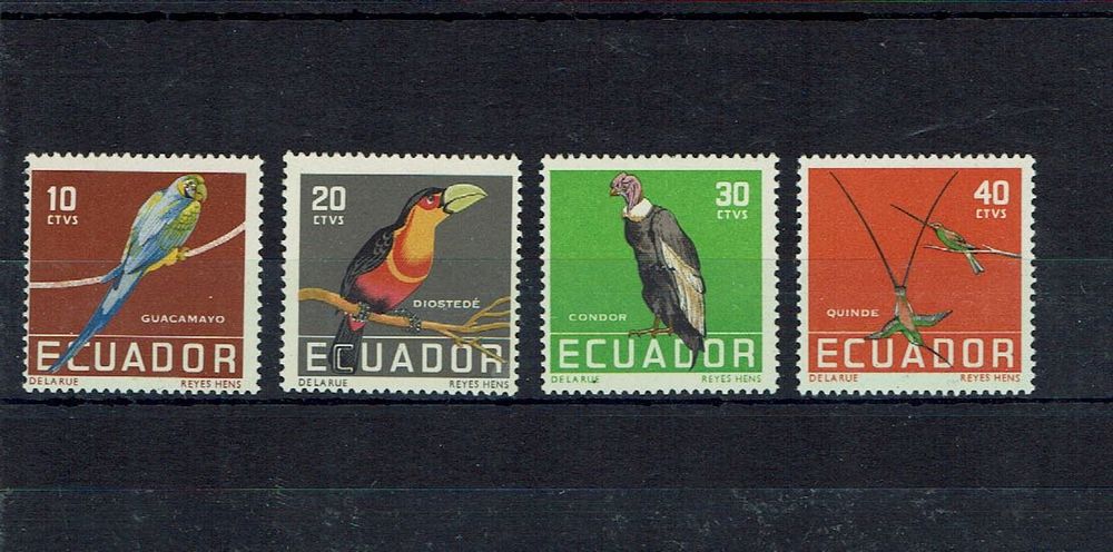 Equateur 1958 - Oiseaux 1