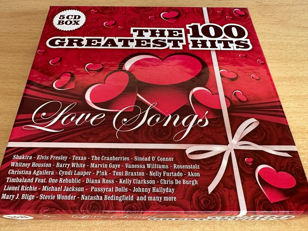 Various - The 100 Greatest Hits - Love Songs - 5 CD (Gebraucht) in ...