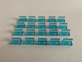 LEGO - 20 - BLAUE - TRANSPARENTE - SITZE