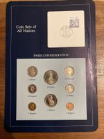 Münzset Münzsatz Schweiz 1981/1982 mit Briefmarke