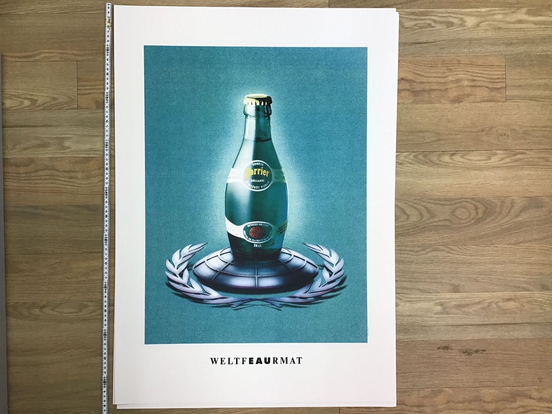 Posters & Illustrations: Perrier Poster WELTFAURMAT – D'occasion à Männedorf par Modelle-aller-Art