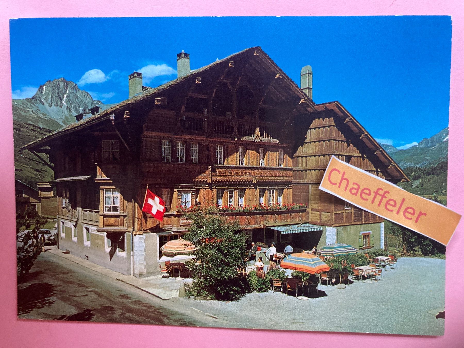 Cartoline postali: Hotel Schweizerhaus,  Maloja – Usato da Zürich venduto da Chaeffeler
