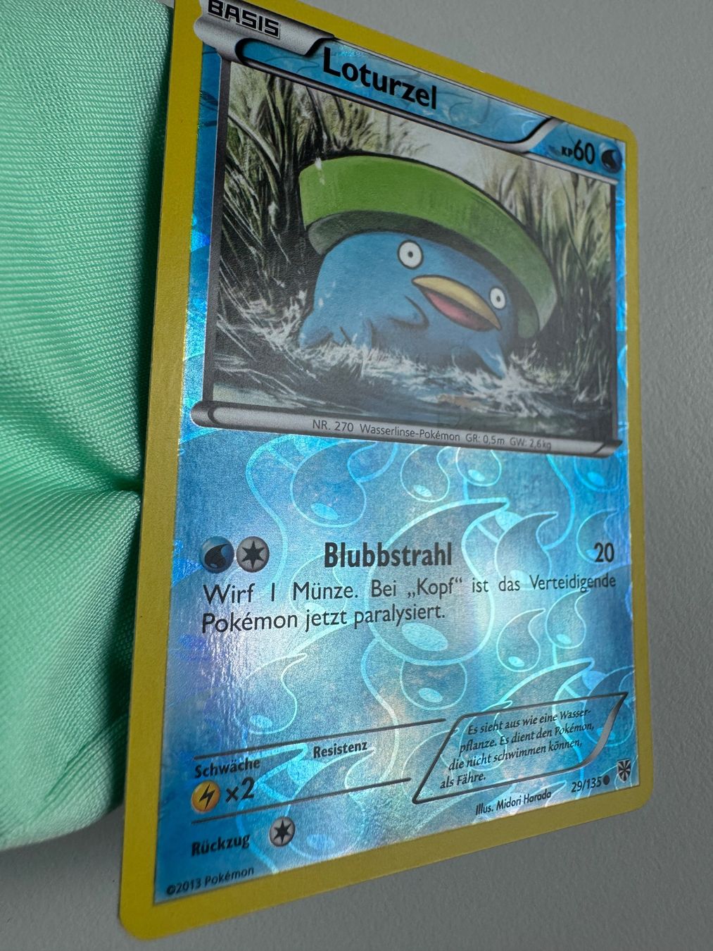 Pokémon Carte collezionabili: Lotad / Loturzel (PLS 29) - Reverse Holo - DE – Usato da Gossau ZH venduto da card-art 1