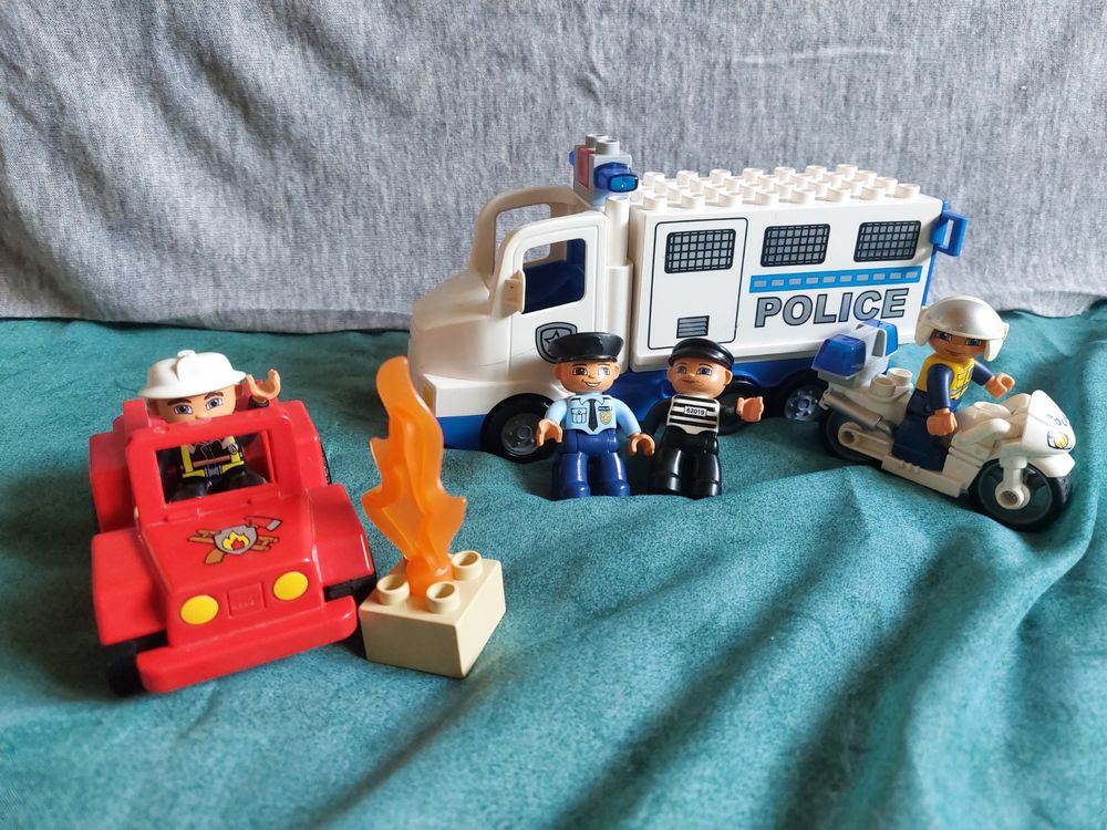 Lexibook Bio-Spielzeugautos – Polizei & Feuerwehr Aus Weizenfasern, Für Kleinkinder