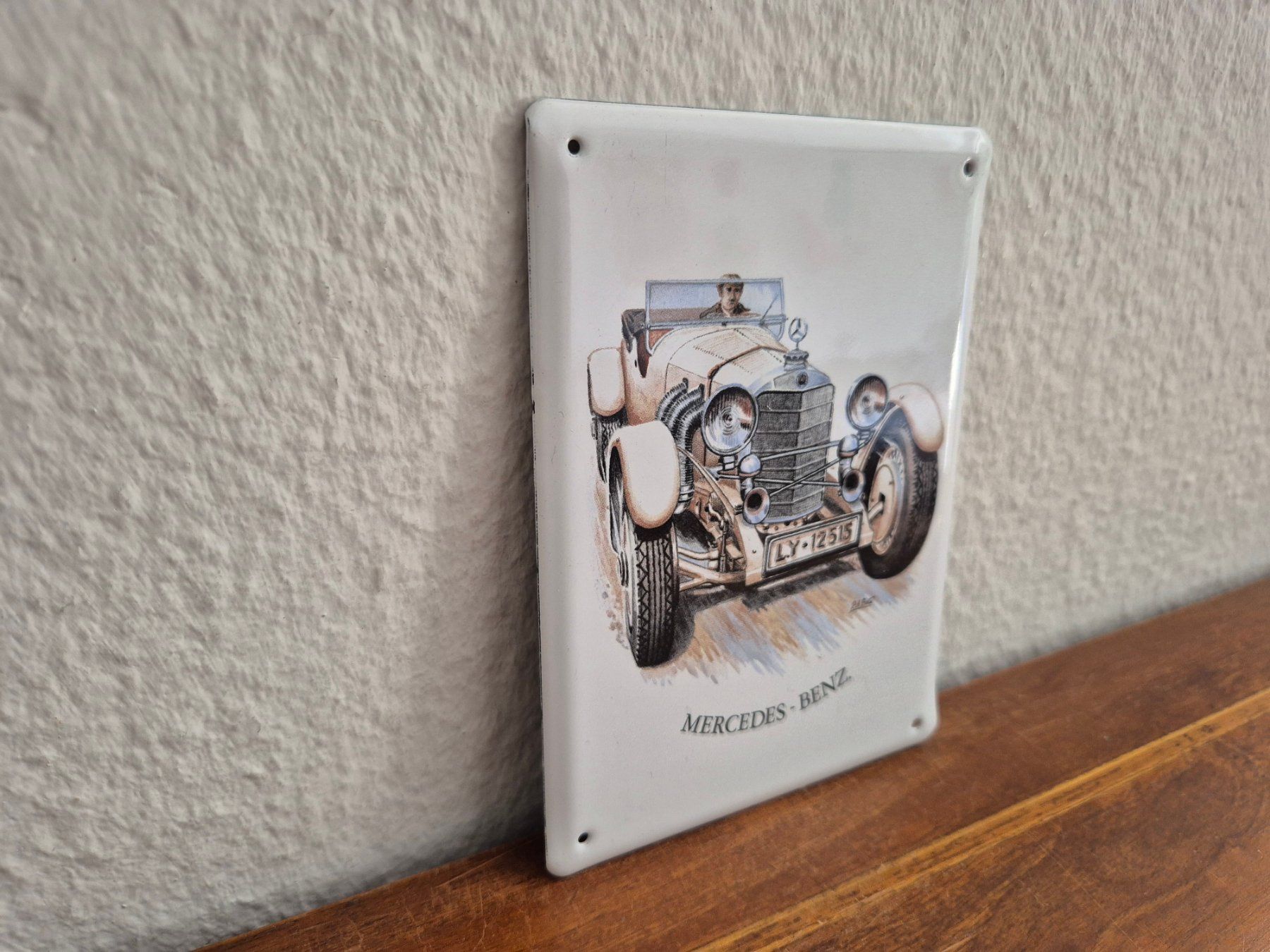 Schilder: Emailschild Mercedes Benz Oldtimer Logo Emaille Schild Retro – Neu (gemäss Beschreibung) aus Schaffhausen von pfanis09 5
