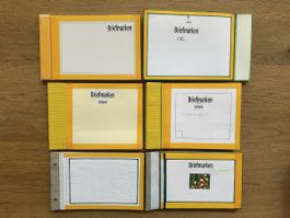 Schweiz - 6 kleine, schöne Alben mit ET Stempel 