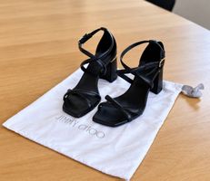 Jimmy Choo Rheea 65 Sandaletten black Gr. 38.5 - 1x getragen