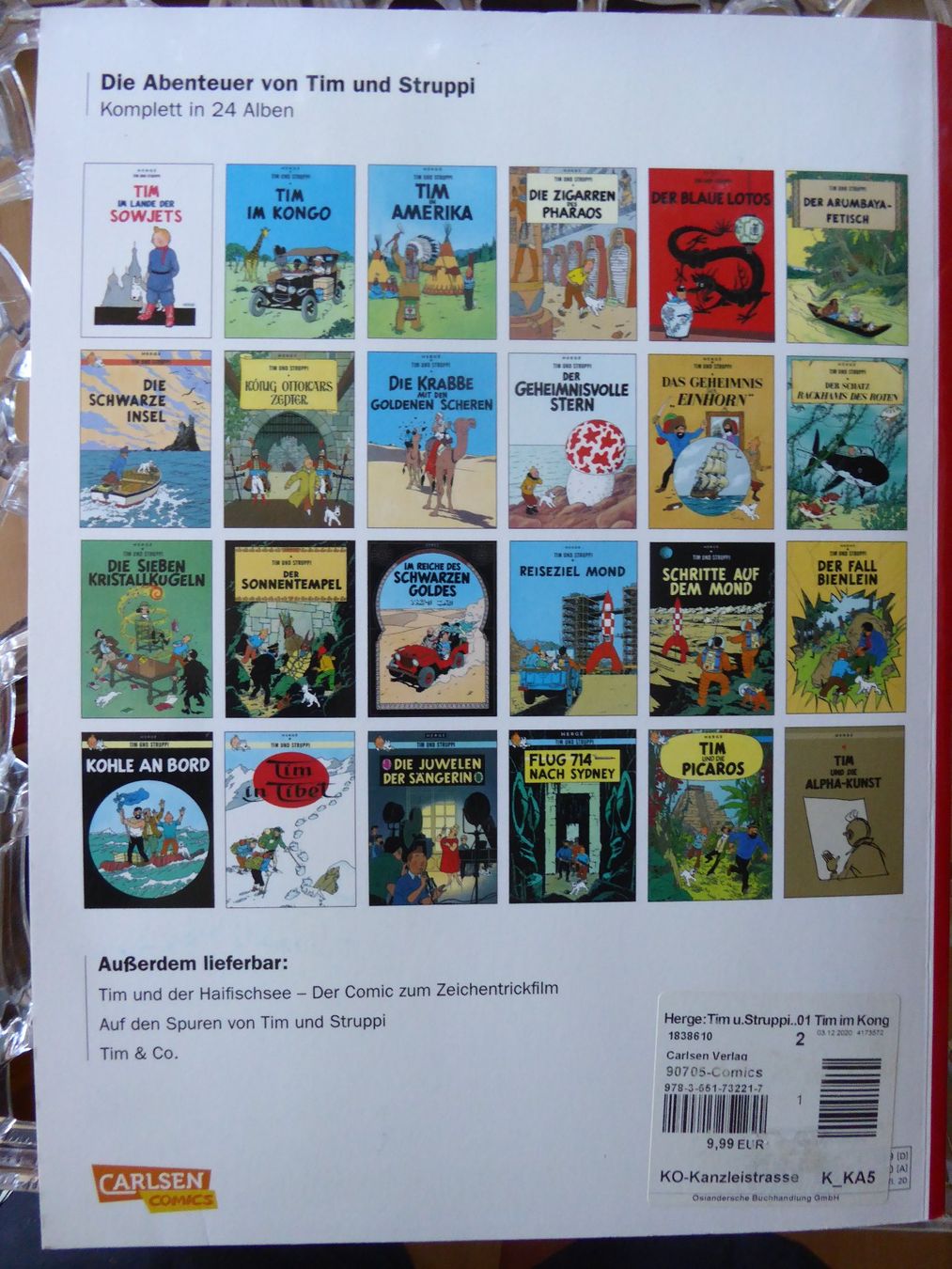 Comics: Tim & Struppi Im Kongo – Gebraucht aus Gossau SG von tenerife11 9