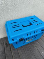 Cage de transport pour animaux Savic bleue état comme neuf