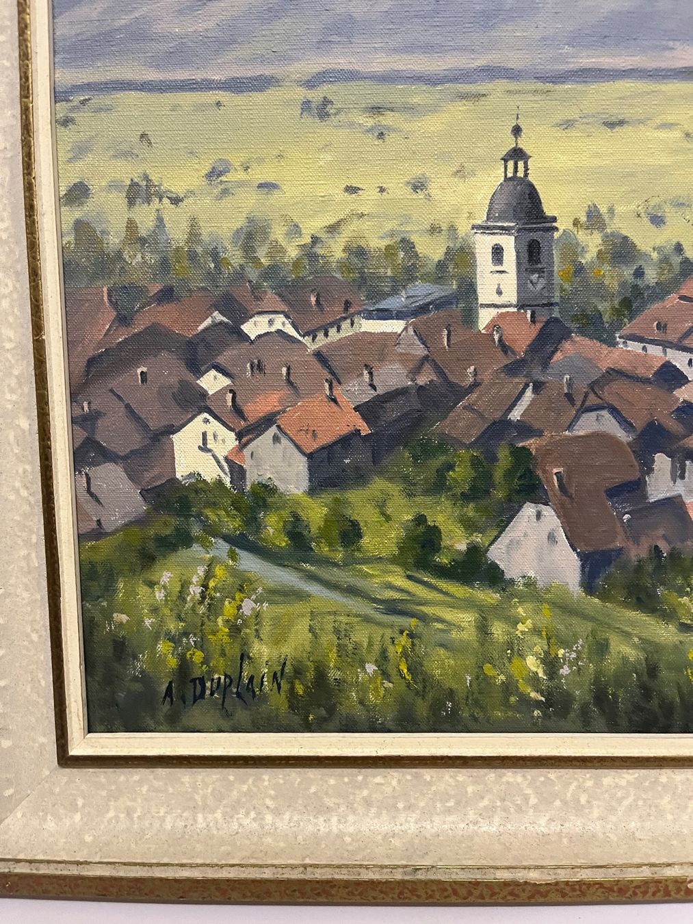 Dipinti: Tableau peinture huile À. Duplain – Usato da lausanne venduto da esploras 2