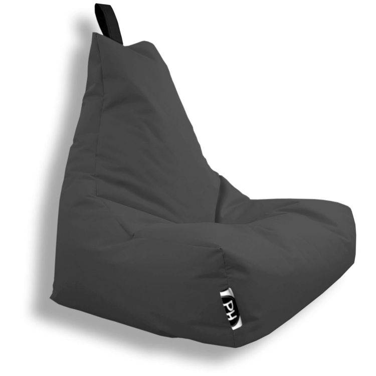 XXL Sitzsack Lounge Sessel Gamer Sitzkissen anthrazit 1