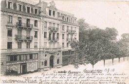 Lausanne Hotel Beau-Site, alte AK!