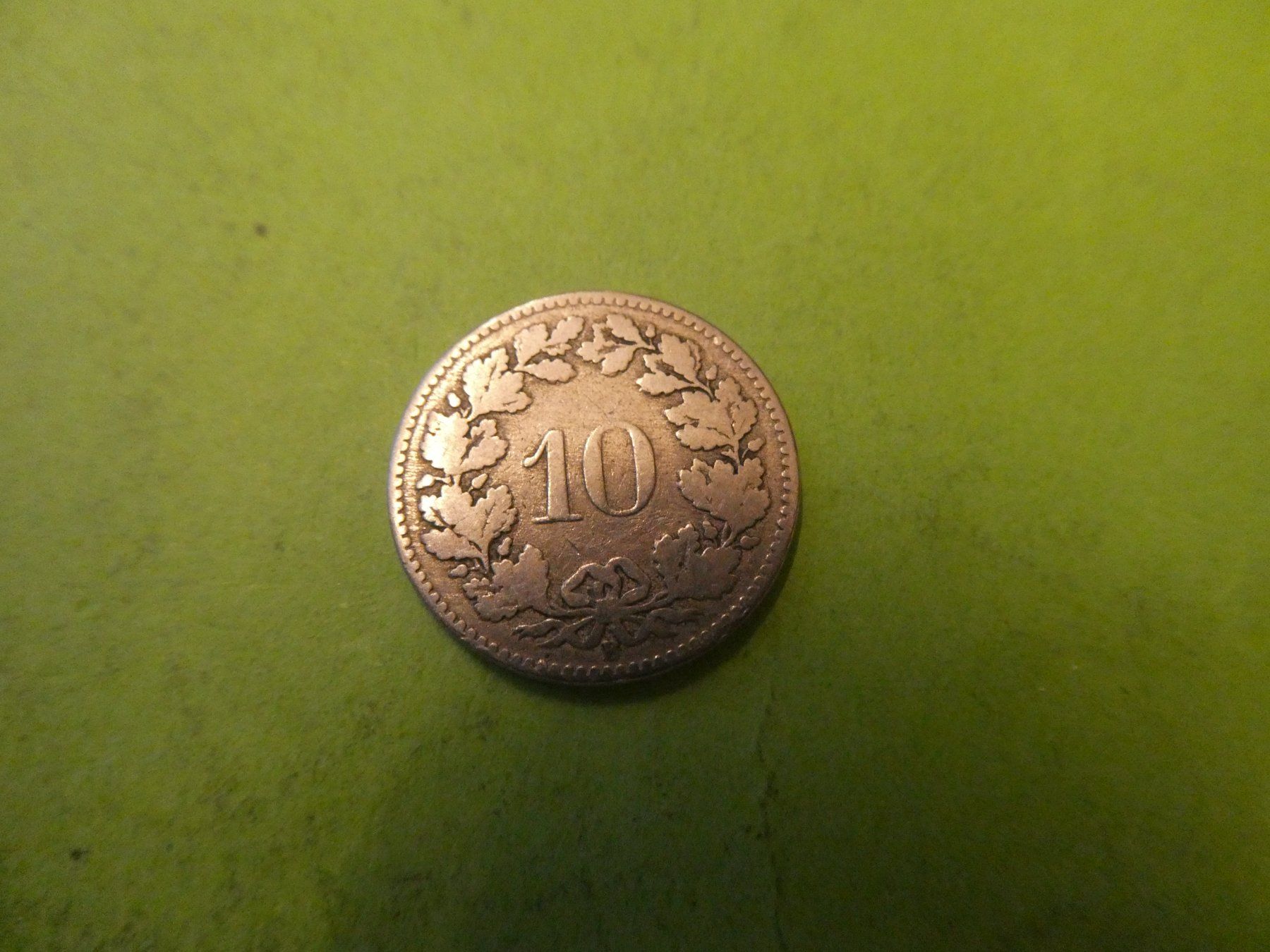 Tutti le monete: Schweiz 1879, 10 Rappen – Usato da Hinterforst venduto da Rohusri 1