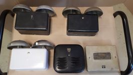 Konvolut von antiken Telefon, Industrieglocken