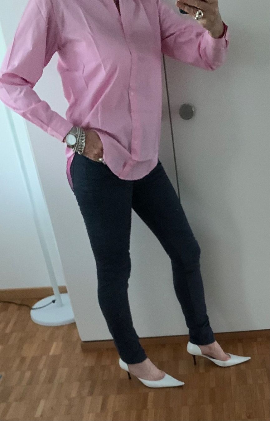 Camicette: Hemdbluse aus Baumwolle ROSA – Nuovo (secondo la descrizione) da Adliswil venduto da Jessik0 2