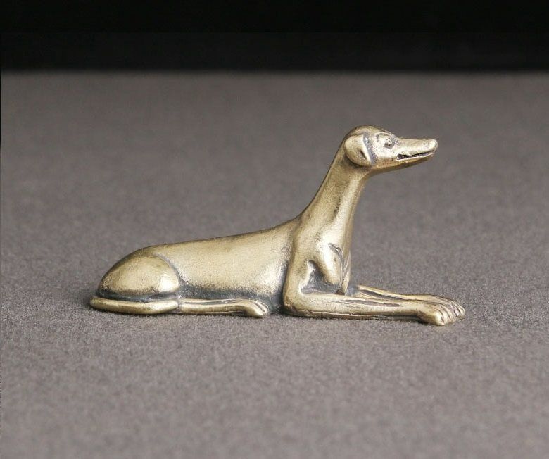Statuette: Hund Windhund aus Messing – Nuovo (secondo la descrizione) da Uerkheim venduto da Kaufoption 6