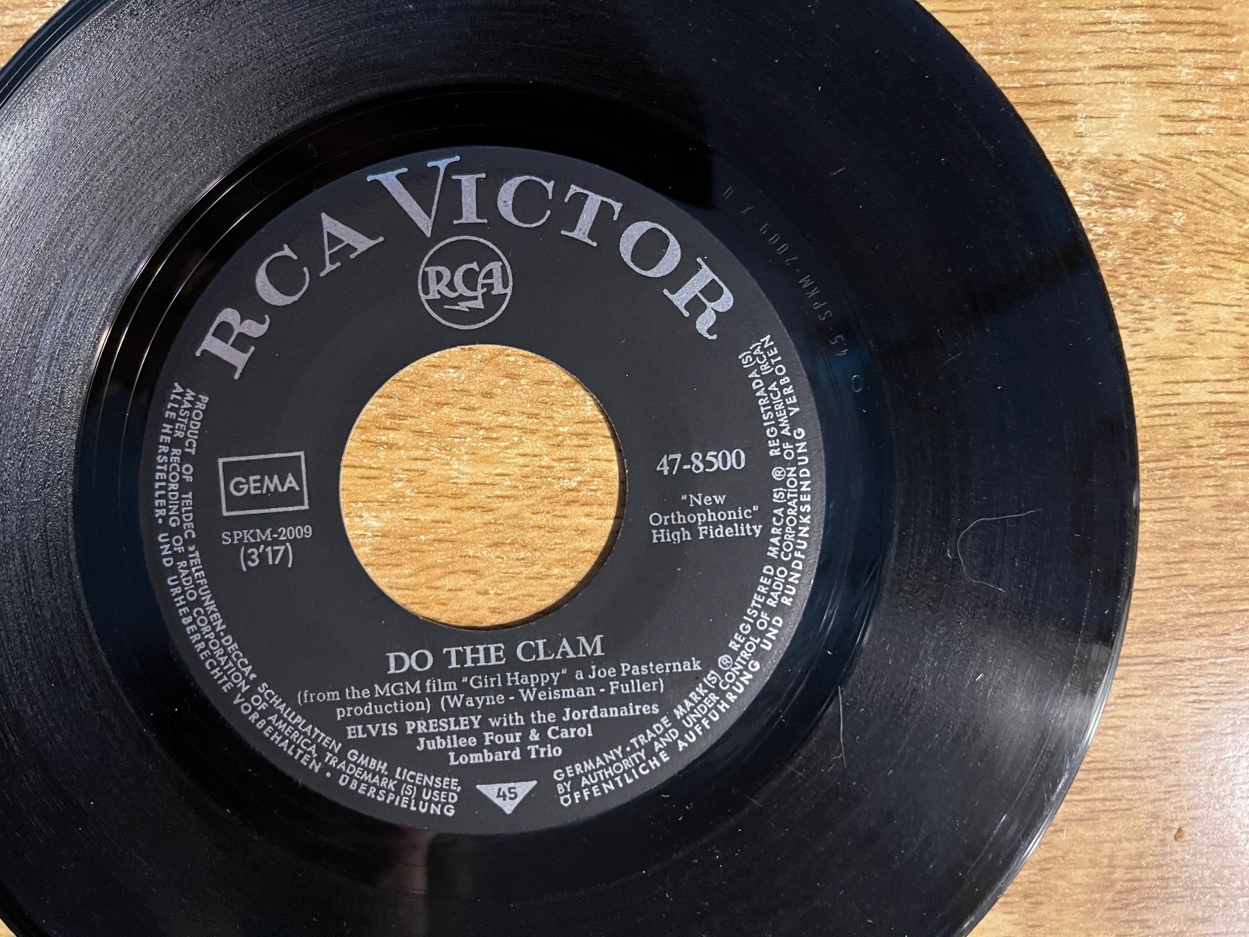 Schallplatten: ELVIS PRESLEY - DO THE CLAM / YOU'LL BE GONE – Gebraucht aus Bussigny von vinyl-pas-cher 3