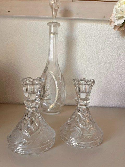 Kerzenständer: Kristall-Set: 2 Kerzenständer + 2 Karaffen – Gebraucht aus Walzenhausen von Jana013 3