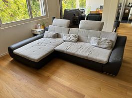 Ecksofa (mit Bettsofa-Funktion) günstig abzugeben