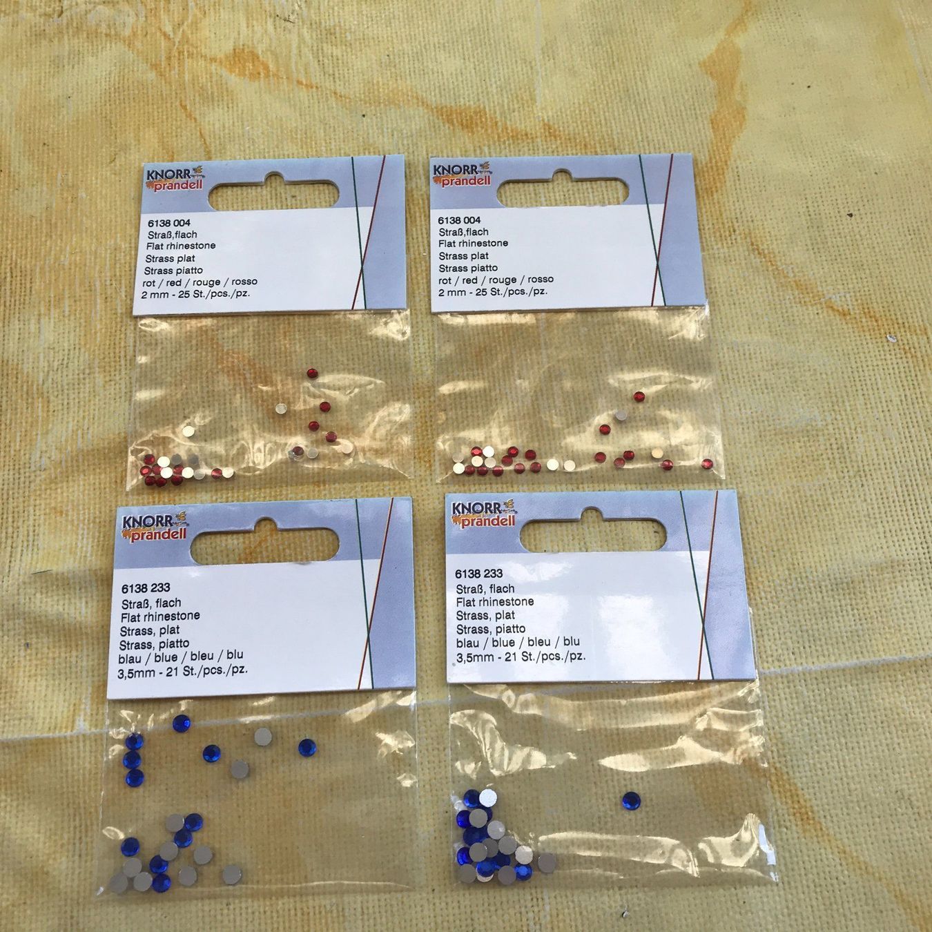 Bottoni: LOT KNORR PRANDELL STRASS-FLACH – Nuovo e nell'imballaggio originale da Ostermundigen venduto da crazy-horse-1840