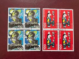 2019 Erstag gest. Serie Viererblock Nr. 1713-14  (3848)